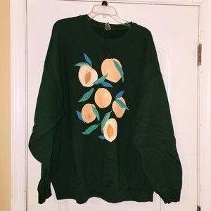 Peach Pattern Sweatshirt